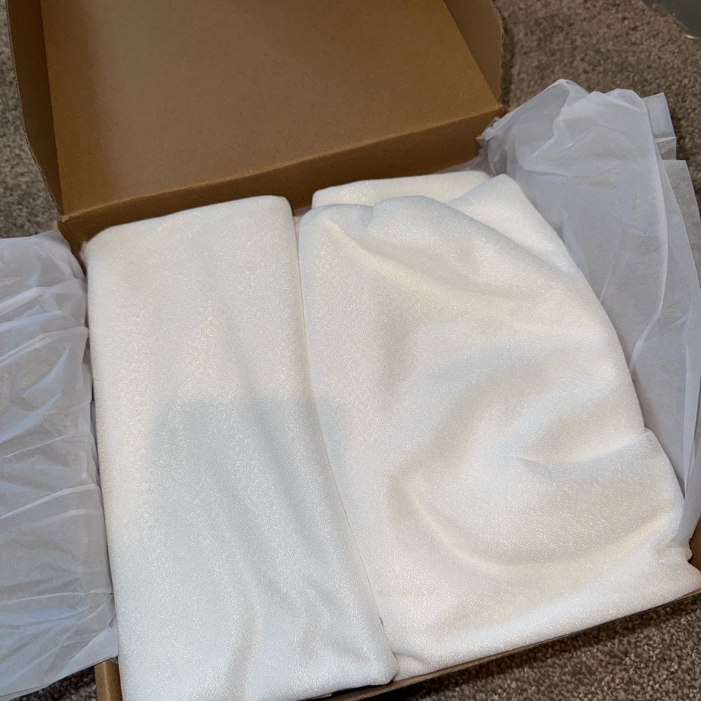 White Fabric Draping